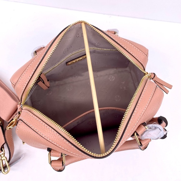 NeW! Tory Burch Thea Web Small Satchel Crossbody - Picture 8 of 15